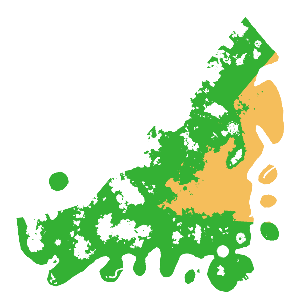 Biome Rust Map: Procedural Map, Size: 4500, Seed: 1169805111