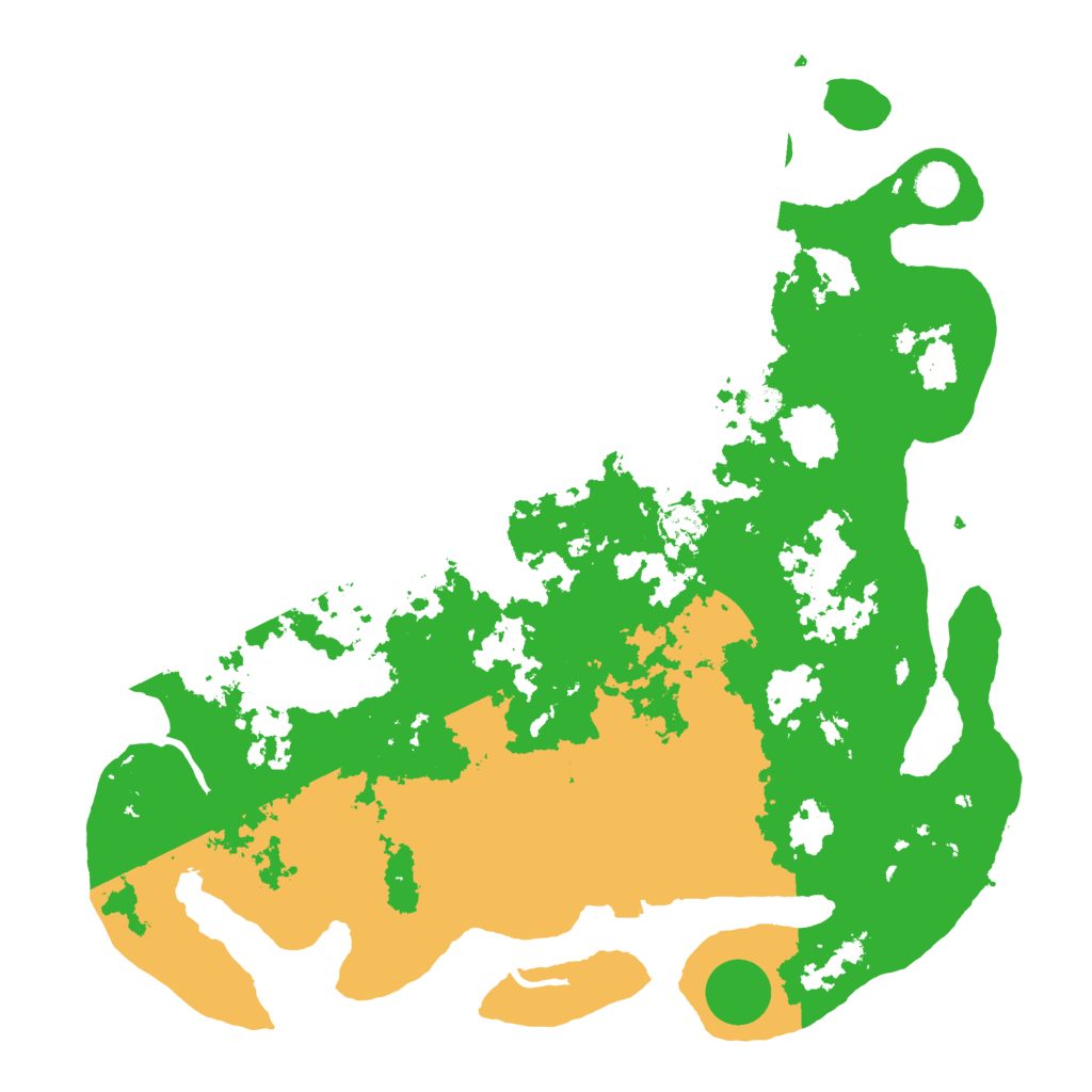 Biome Rust Map: Procedural Map, Size: 4400, Seed: 29460122