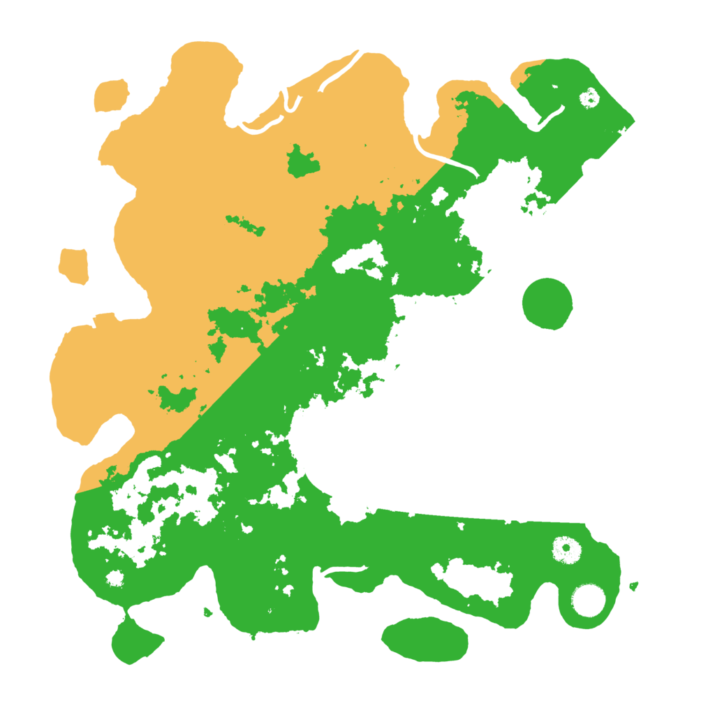 Biome Rust Map: Procedural Map, Size: 3800, Seed: 46941663