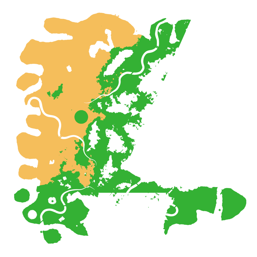 Biome Rust Map: Procedural Map, Size: 5000, Seed: 1071541473