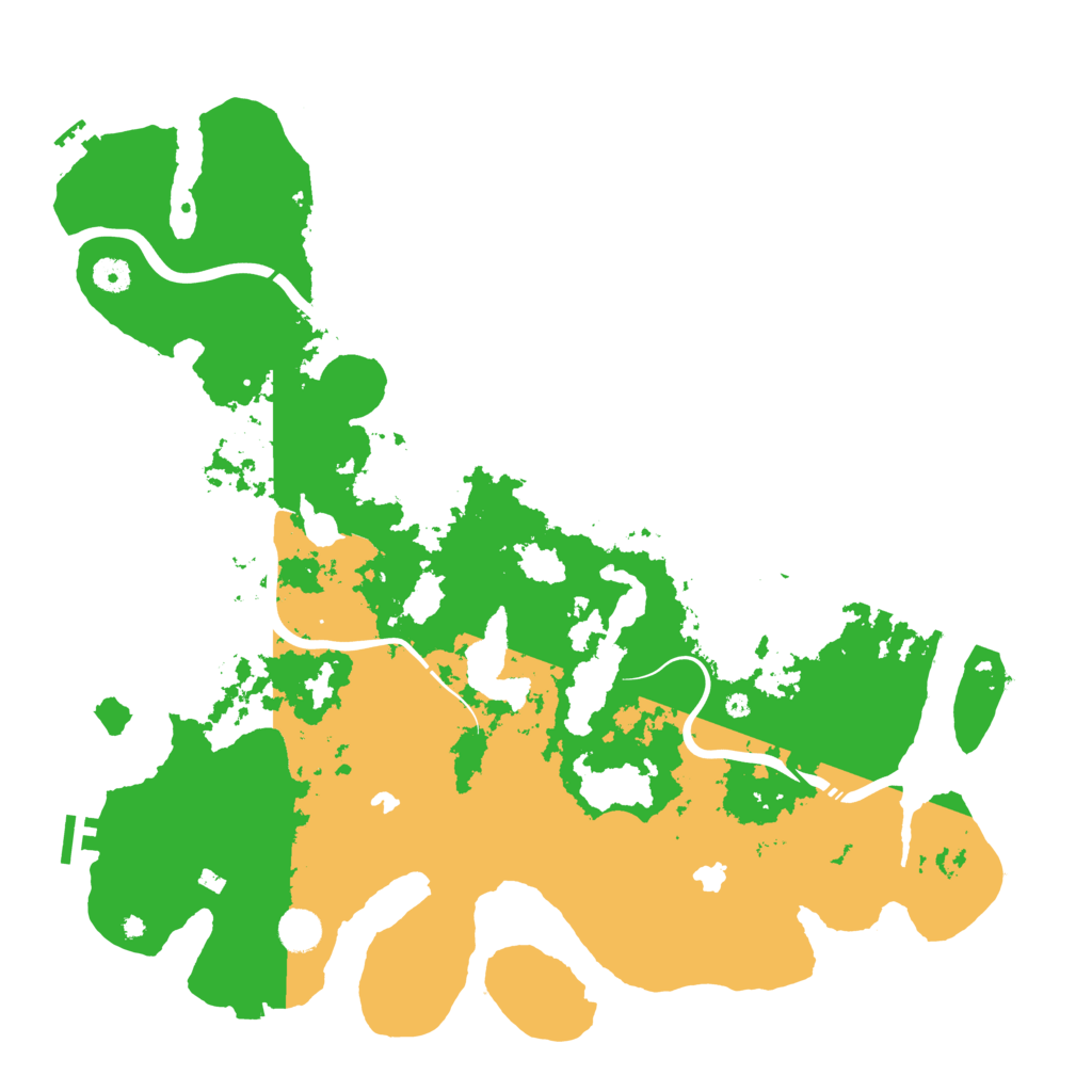 Biome Rust Map: Procedural Map, Size: 4500, Seed: 1144432659