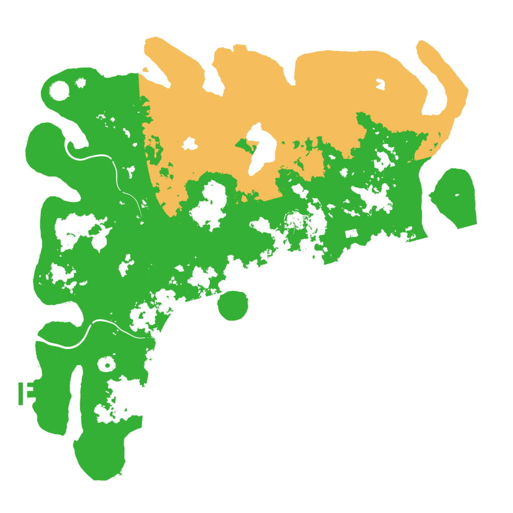 Biome Rust Map: Procedural Map, Size: 4567, Seed: 202345678