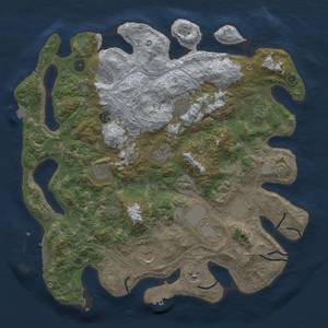 Thumbnail Rust Map: Procedural Map, Size: 4250, Seed: 67574, 19 Monuments