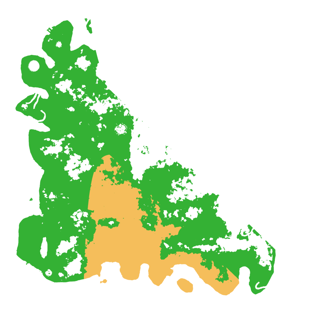 Biome Rust Map: Procedural Map, Size: 5000, Seed: 1051269569