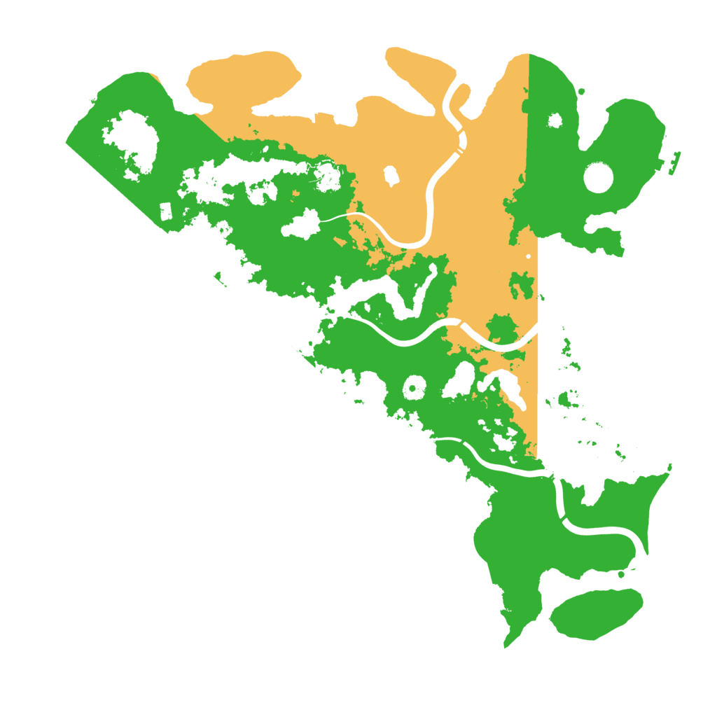 Biome Rust Map: Procedural Map, Size: 4400, Seed: 45185445