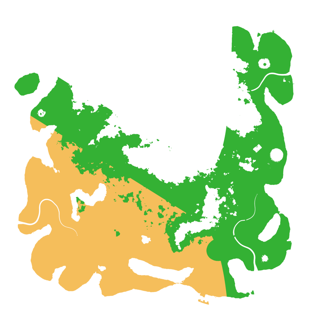 Biome Rust Map: Procedural Map, Size: 4250, Seed: 1143833906