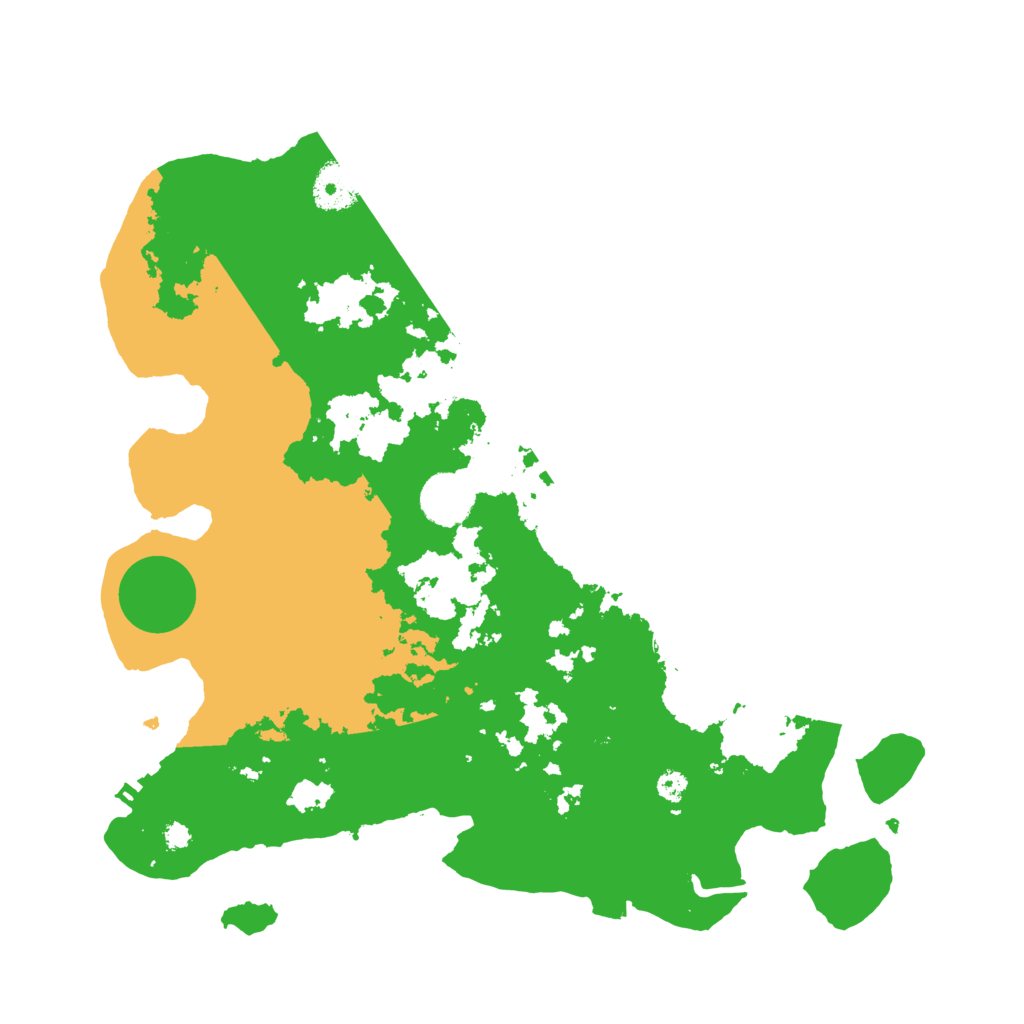 Biome Rust Map: Procedural Map, Size: 3500, Seed: 56811085