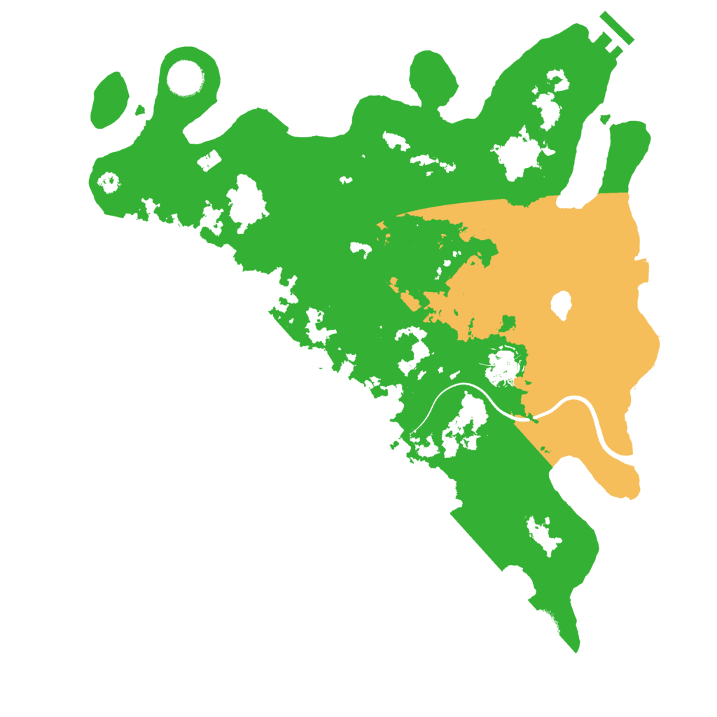 Biome Rust Map: Procedural Map, Size: 3500, Seed: 1171086246