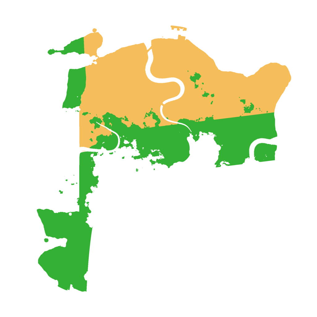 Biome Rust Map: Procedural Map, Size: 3000, Seed: 1976098957