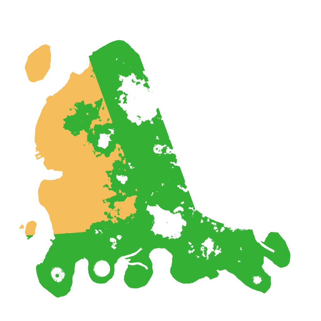 Biome Rust Map: Procedural Map, Size: 3500, Seed: 1205859990