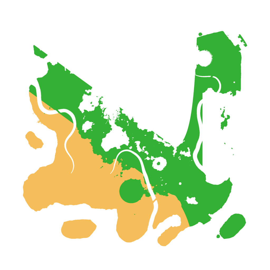 Biome Rust Map: Procedural Map, Size: 3000, Seed: 977935417