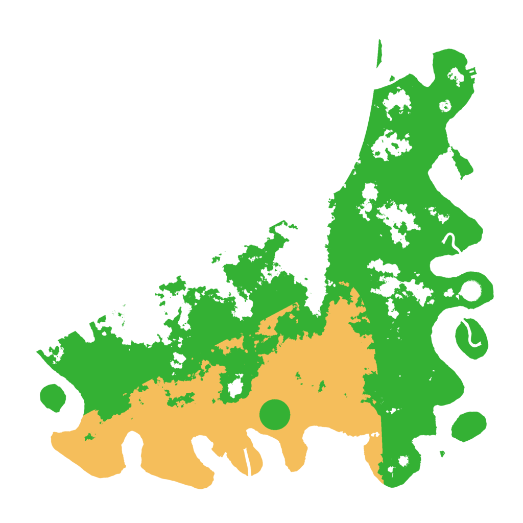 Biome Rust Map: Procedural Map, Size: 4500, Seed: 1405174422