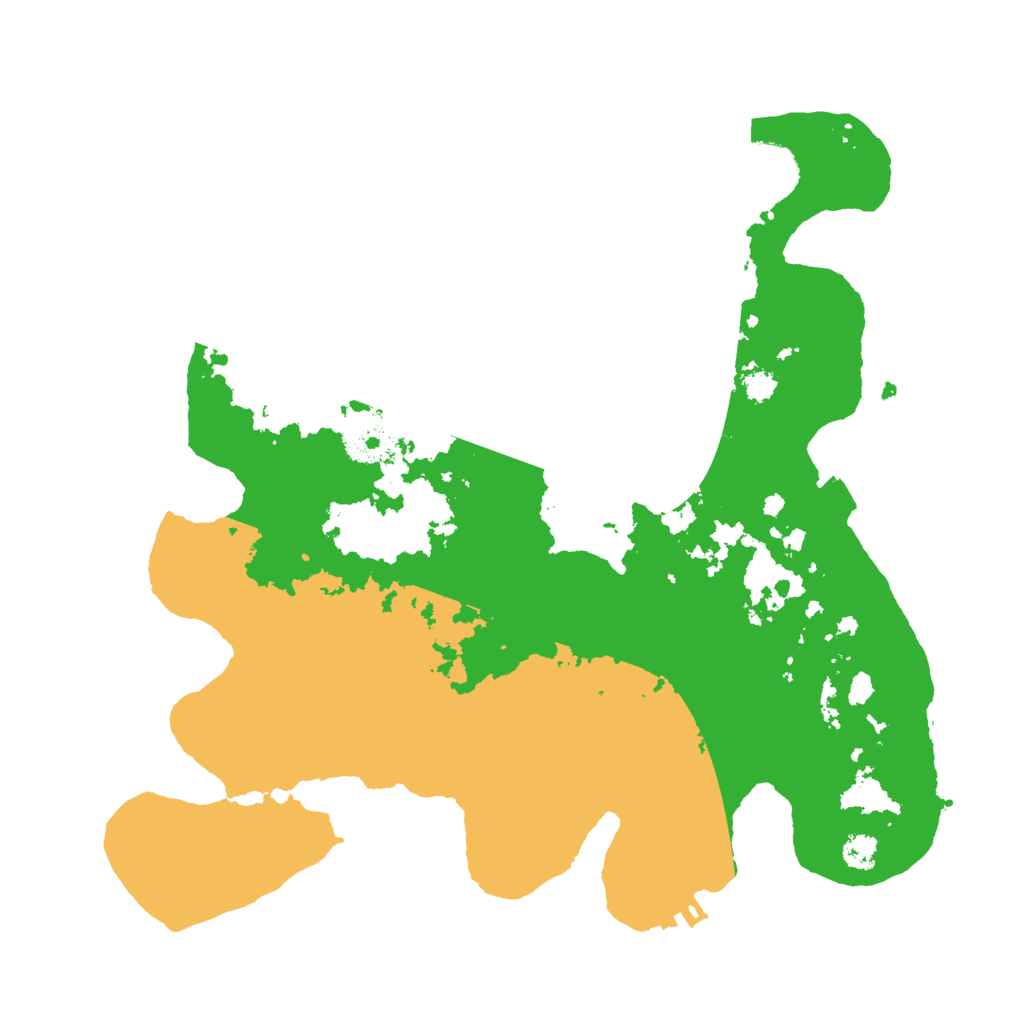 Biome Rust Map: Procedural Map, Size: 3000, Seed: 209509592