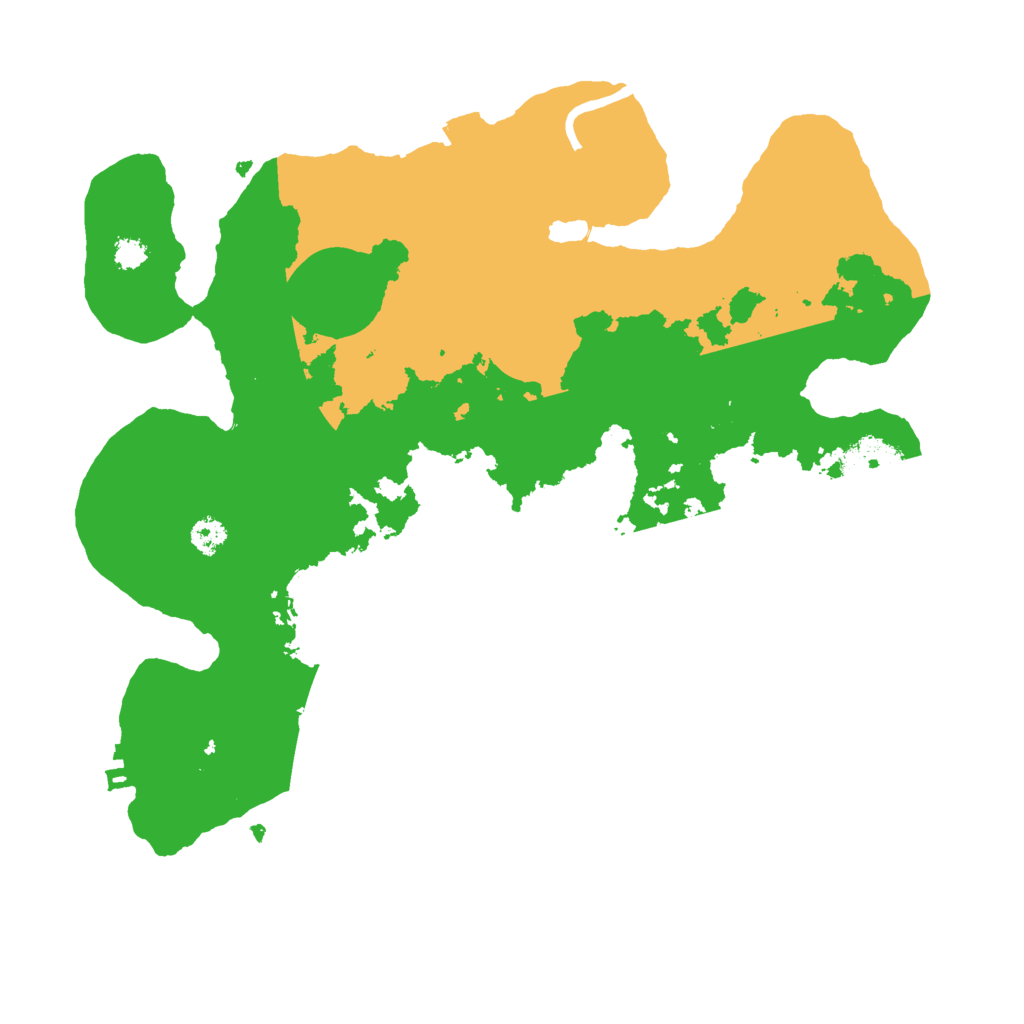 Biome Rust Map: Procedural Map, Size: 3000, Seed: 20165