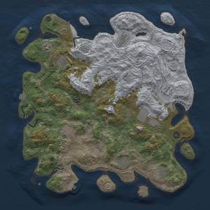 Thumbnail Rust Map: Procedural Map, Size: 4250, Seed: 453126062, 18 Monuments