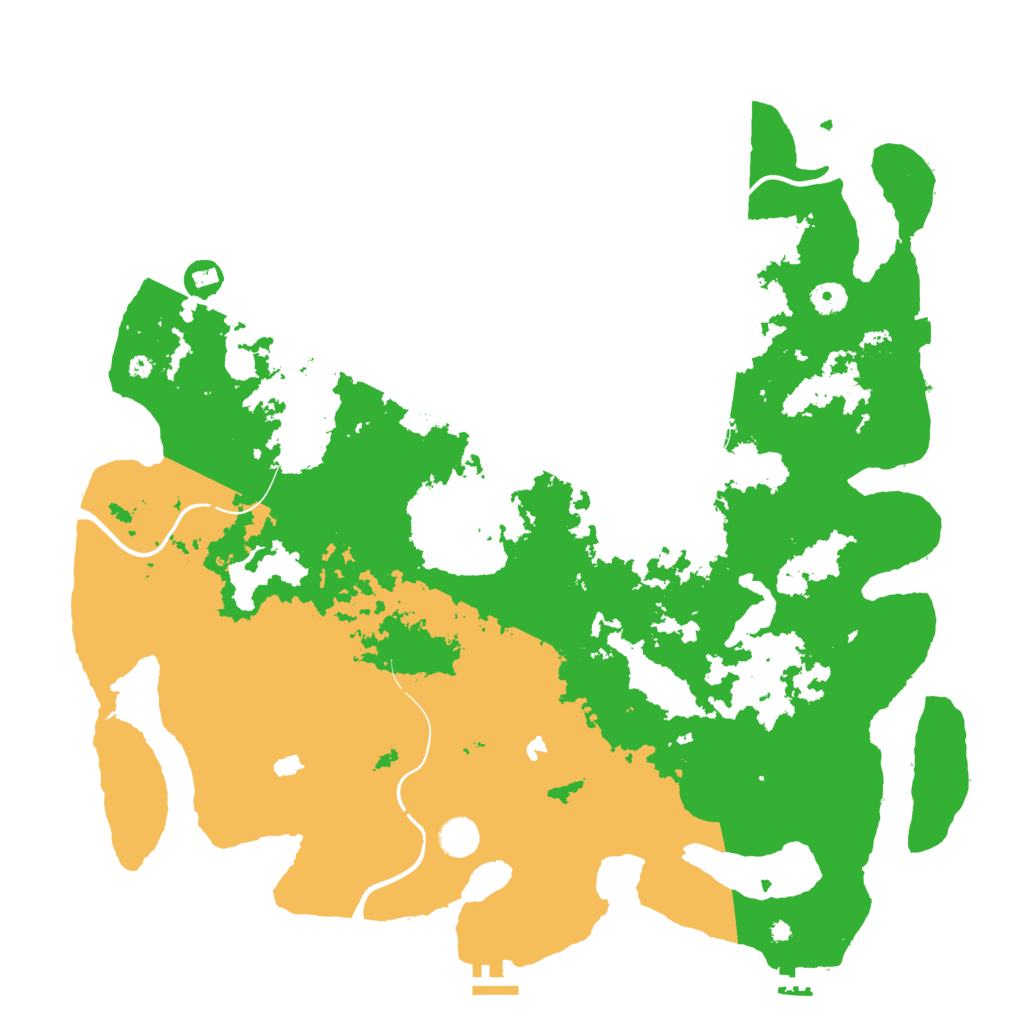 Biome Rust Map: Procedural Map, Size: 4500, Seed: 11022023