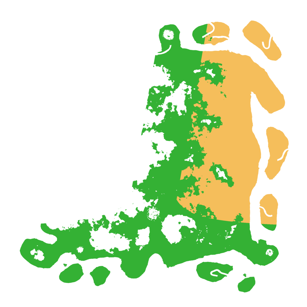 Biome Rust Map: Procedural Map, Size: 4499, Seed: 198352935