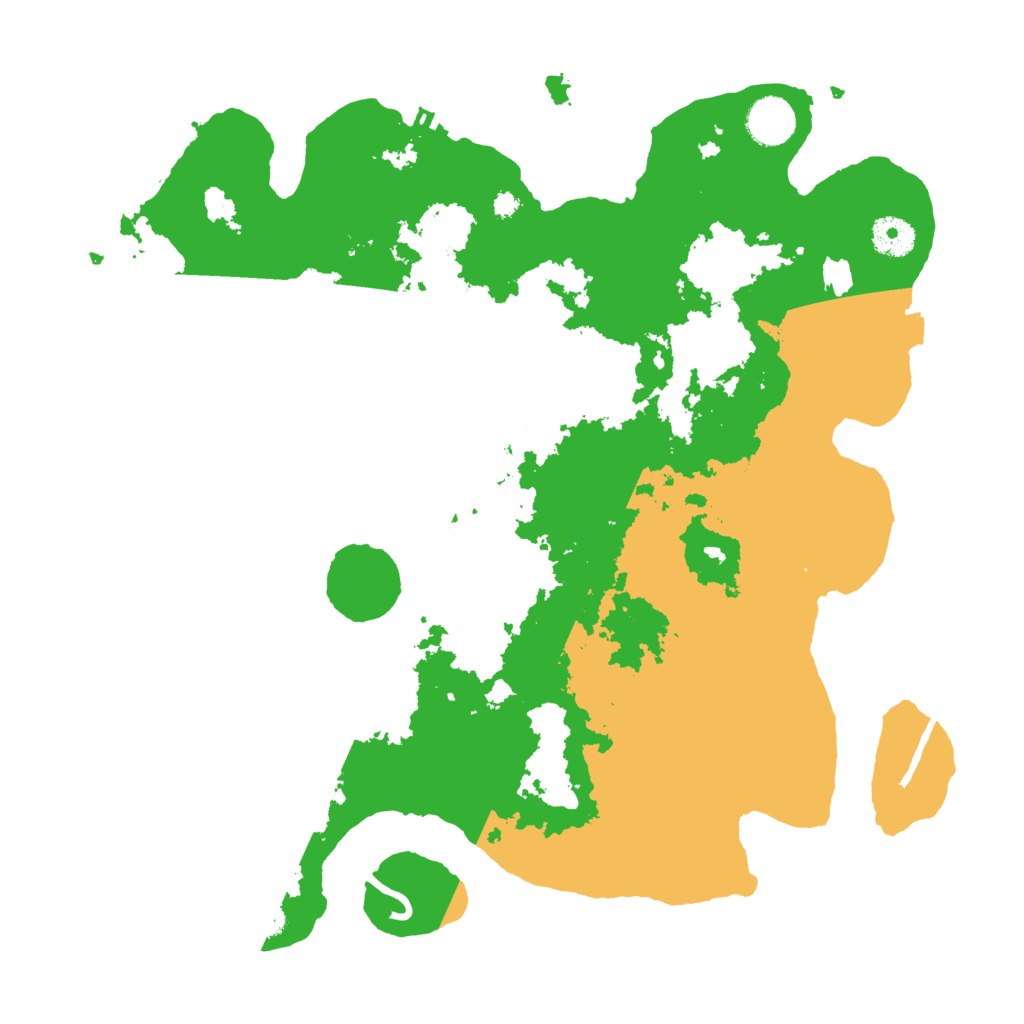 Biome Rust Map: Procedural Map, Size: 3700, Seed: 36928523