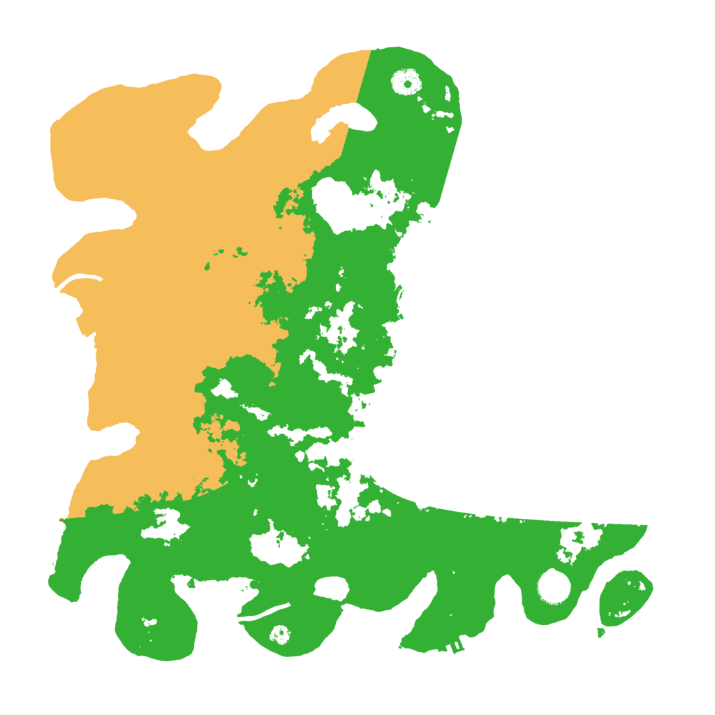 Biome Rust Map: Procedural Map, Size: 3800, Seed: 83385949