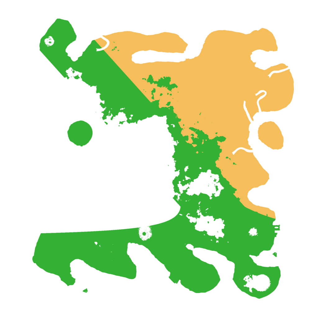 Biome Rust Map: Procedural Map, Size: 3500, Seed: 852285523