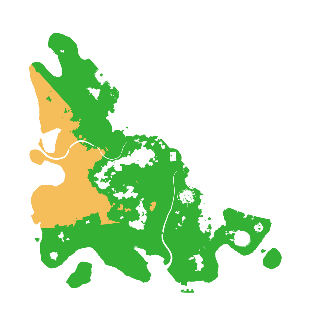 Biome Rust Map: Procedural Map, Size: 3500, Seed: 1982502507