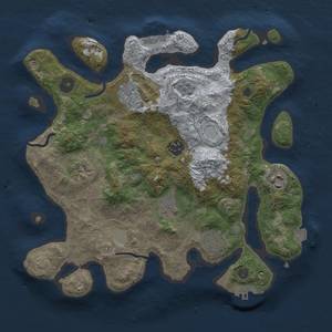 Thumbnail Rust Map: Procedural Map, Size: 3200, Seed: 856975038, 14 Monuments