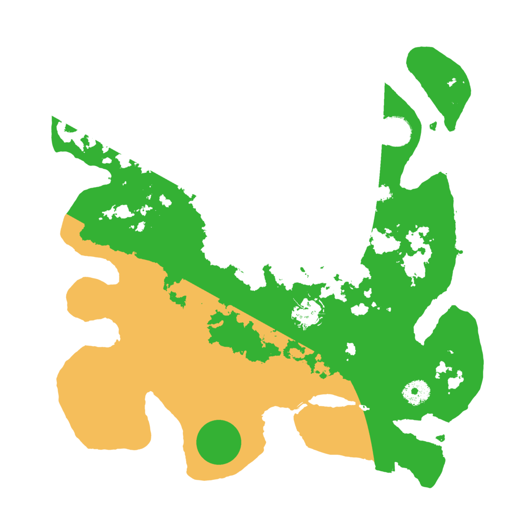 Biome Rust Map: Procedural Map, Size: 3100, Seed: 544609612