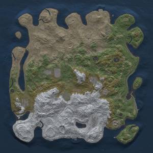 Thumbnail Rust Map: Procedural Map, Size: 4250, Seed: 2568793, 19 Monuments