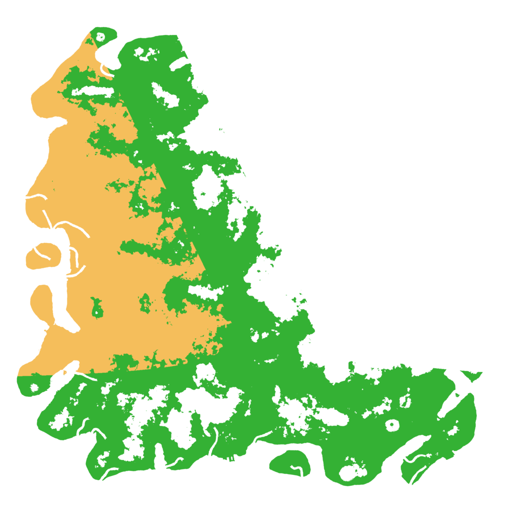 Biome Rust Map: Procedural Map, Size: 6000, Seed: 589248865