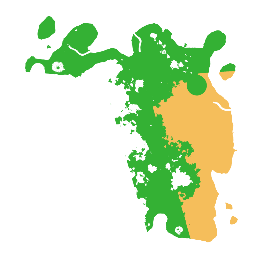 Biome Rust Map: Procedural Map, Size: 3500, Seed: 1326701515