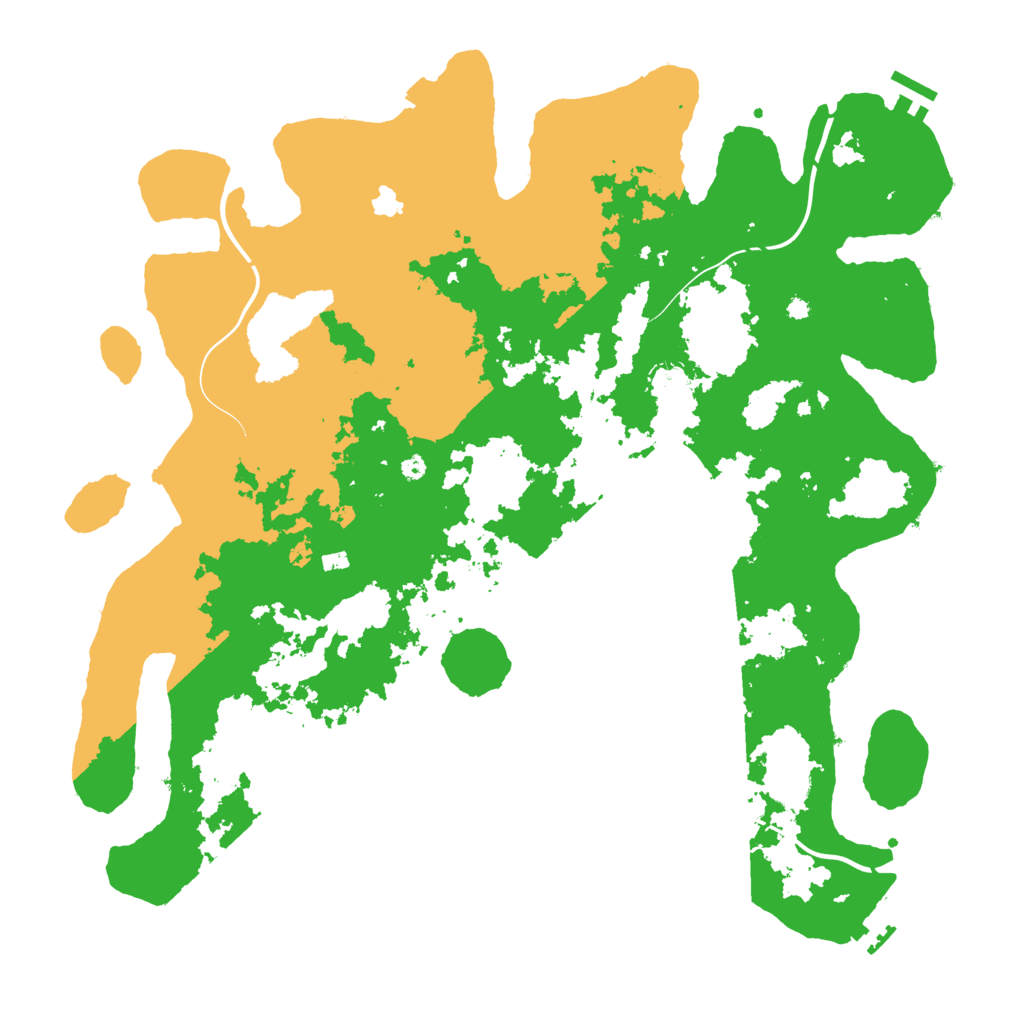 Biome Rust Map: Procedural Map, Size: 4250, Seed: 1153532431