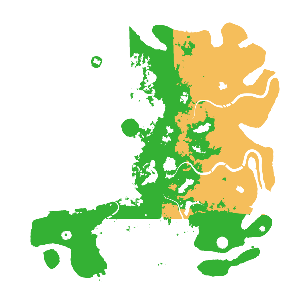 Biome Rust Map: Procedural Map, Size: 4500, Seed: 1350331155