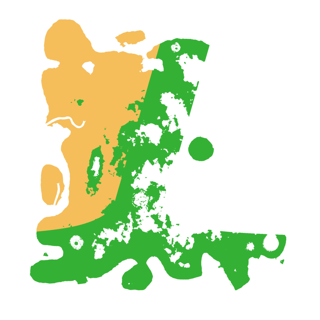 Biome Rust Map: Procedural Map, Size: 3600, Seed: 59500993