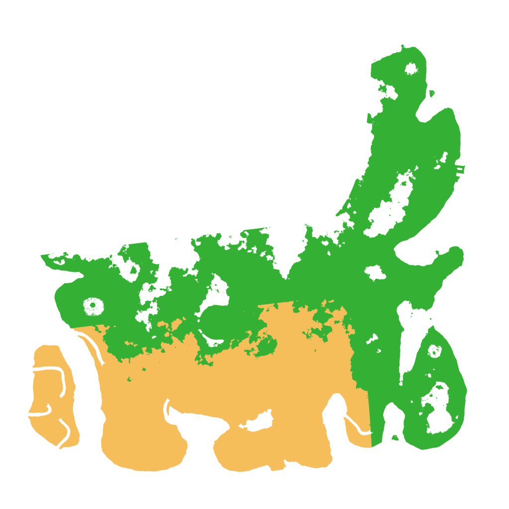 Biome Rust Map: Procedural Map, Size: 3900, Seed: 5304466