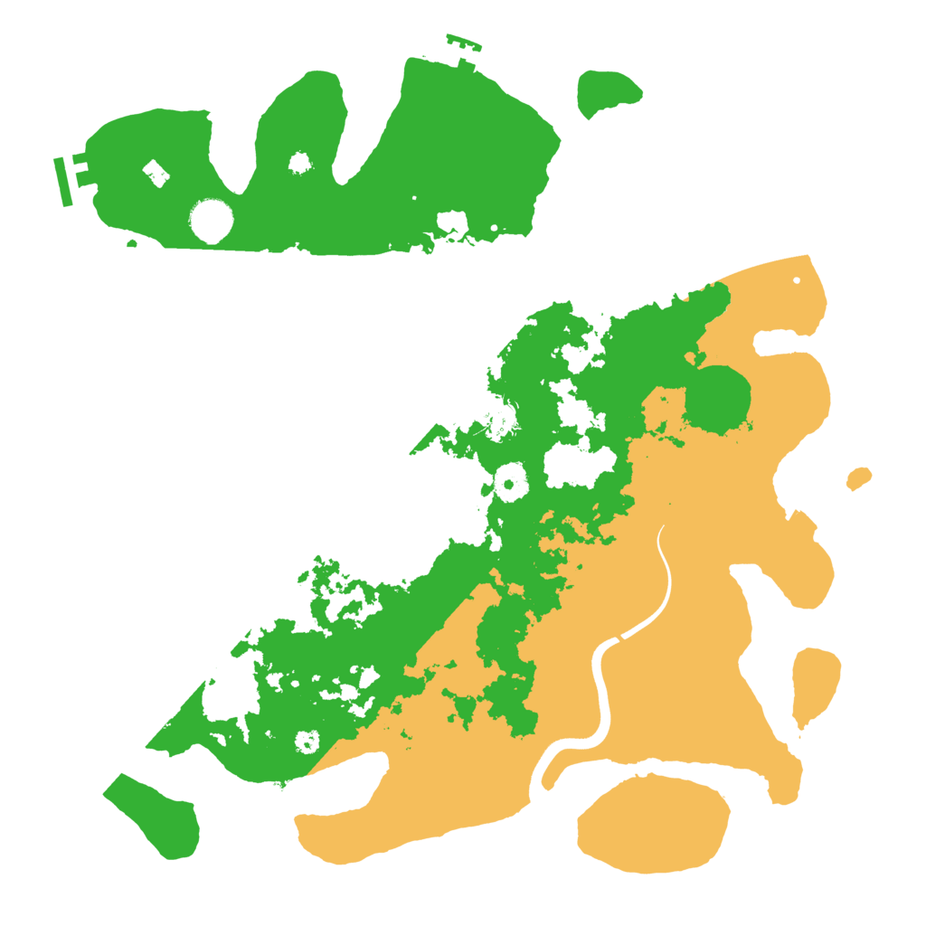 Biome Rust Map: Procedural Map, Size: 3800, Seed: 937076257