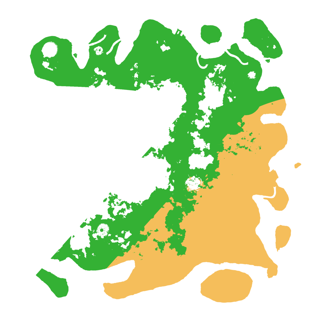 Biome Rust Map: Procedural Map, Size: 3800, Seed: 937076257