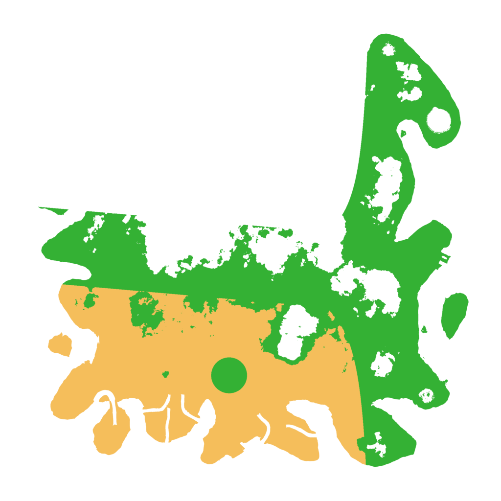 Biome Rust Map: Procedural Map, Size: 3700, Seed: 1822109727