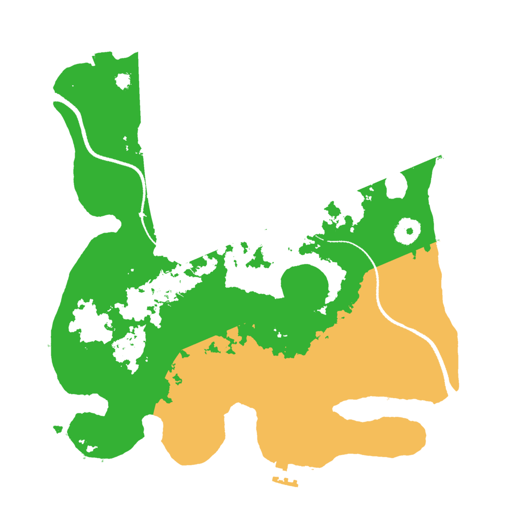 Biome Rust Map: Procedural Map, Size: 3000, Seed: 8623