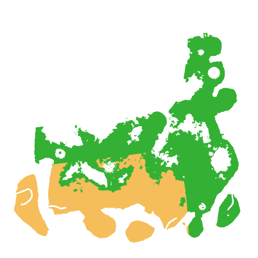 Biome Rust Map: Procedural Map, Size: 3850, Seed: 579057294