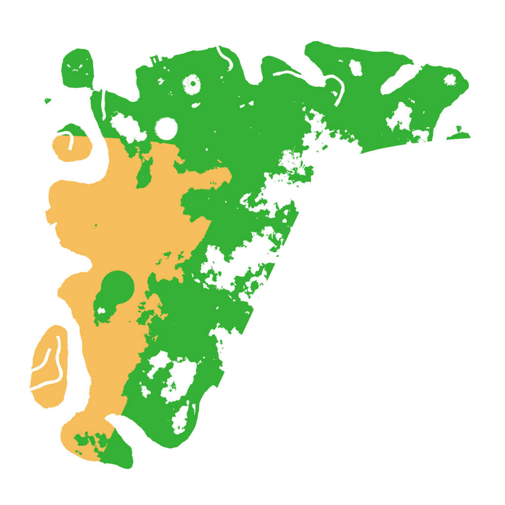 Biome Rust Map: Procedural Map, Size: 4000, Seed: 50800845