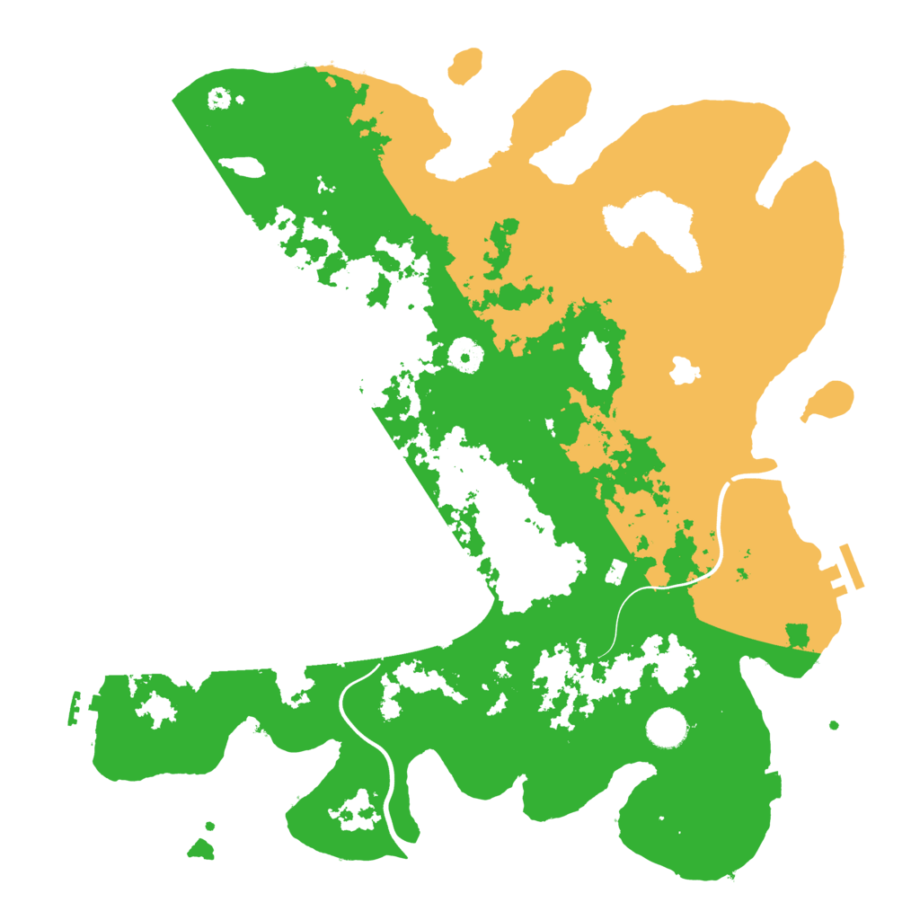 Biome Rust Map: Procedural Map, Size: 4000, Seed: 1158505755