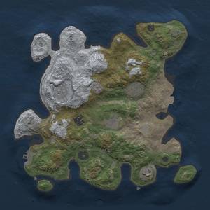 Thumbnail Rust Map: Procedural Map, Size: 3100, Seed: 1224, 13 Monuments