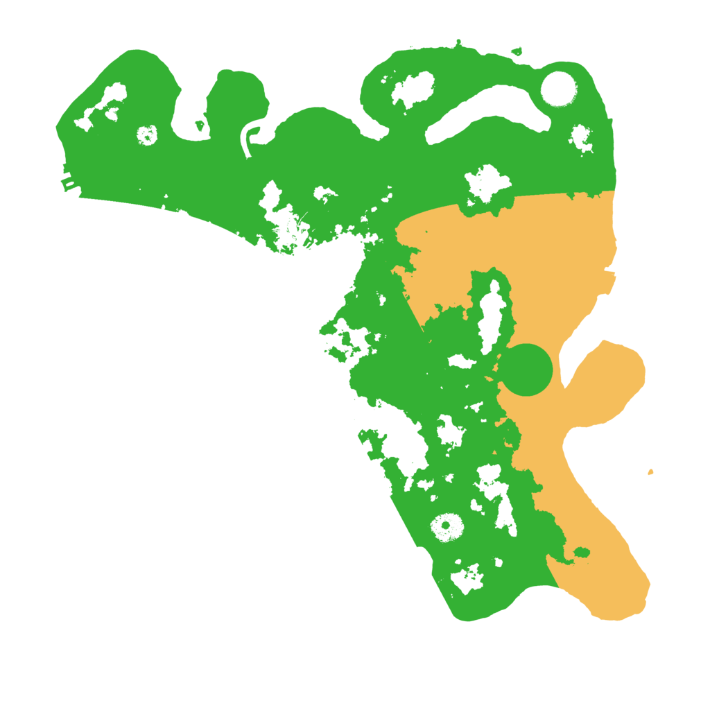 Biome Rust Map: Procedural Map, Size: 3550, Seed: 20800529