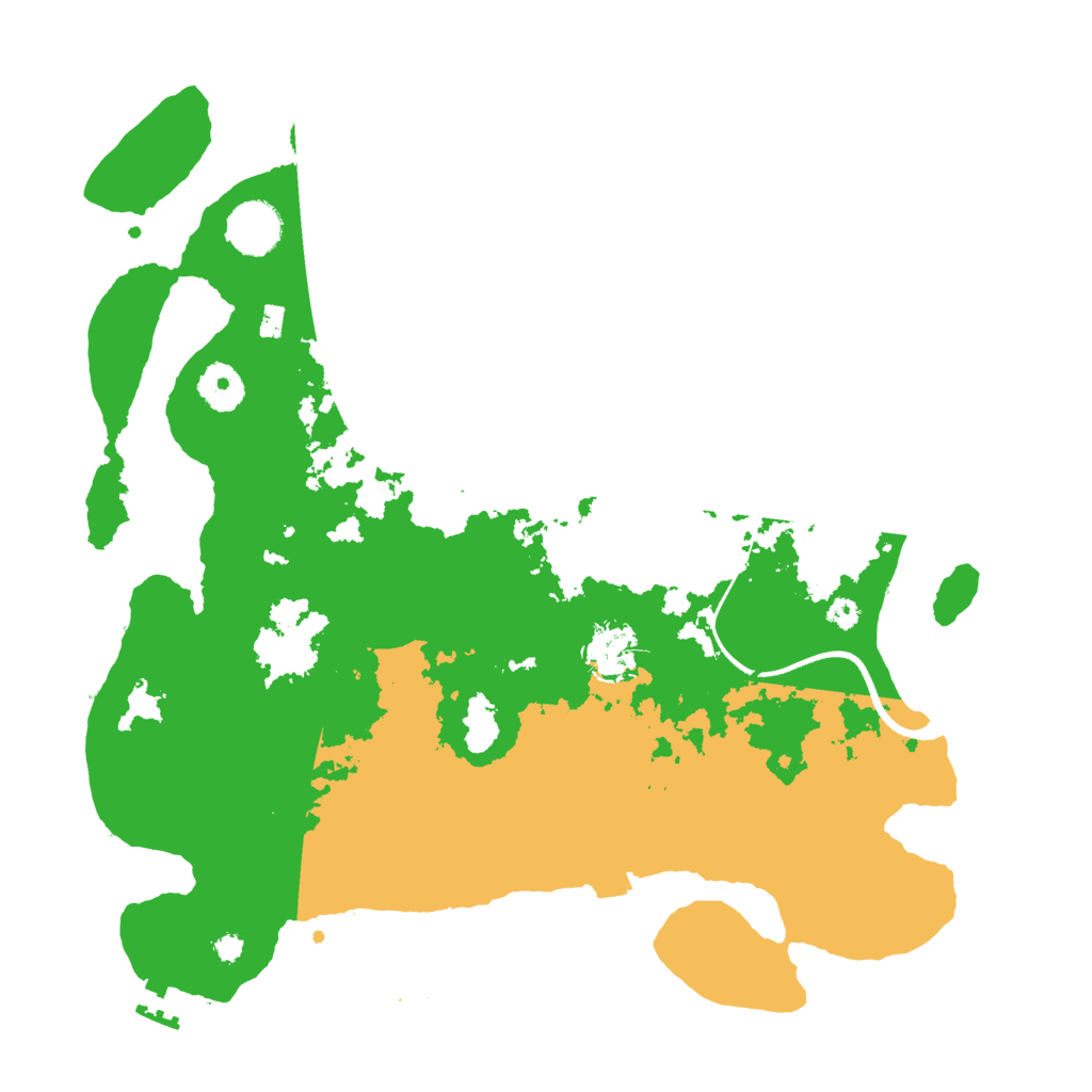 Biome Rust Map: Procedural Map, Size: 3550, Seed: 86213469