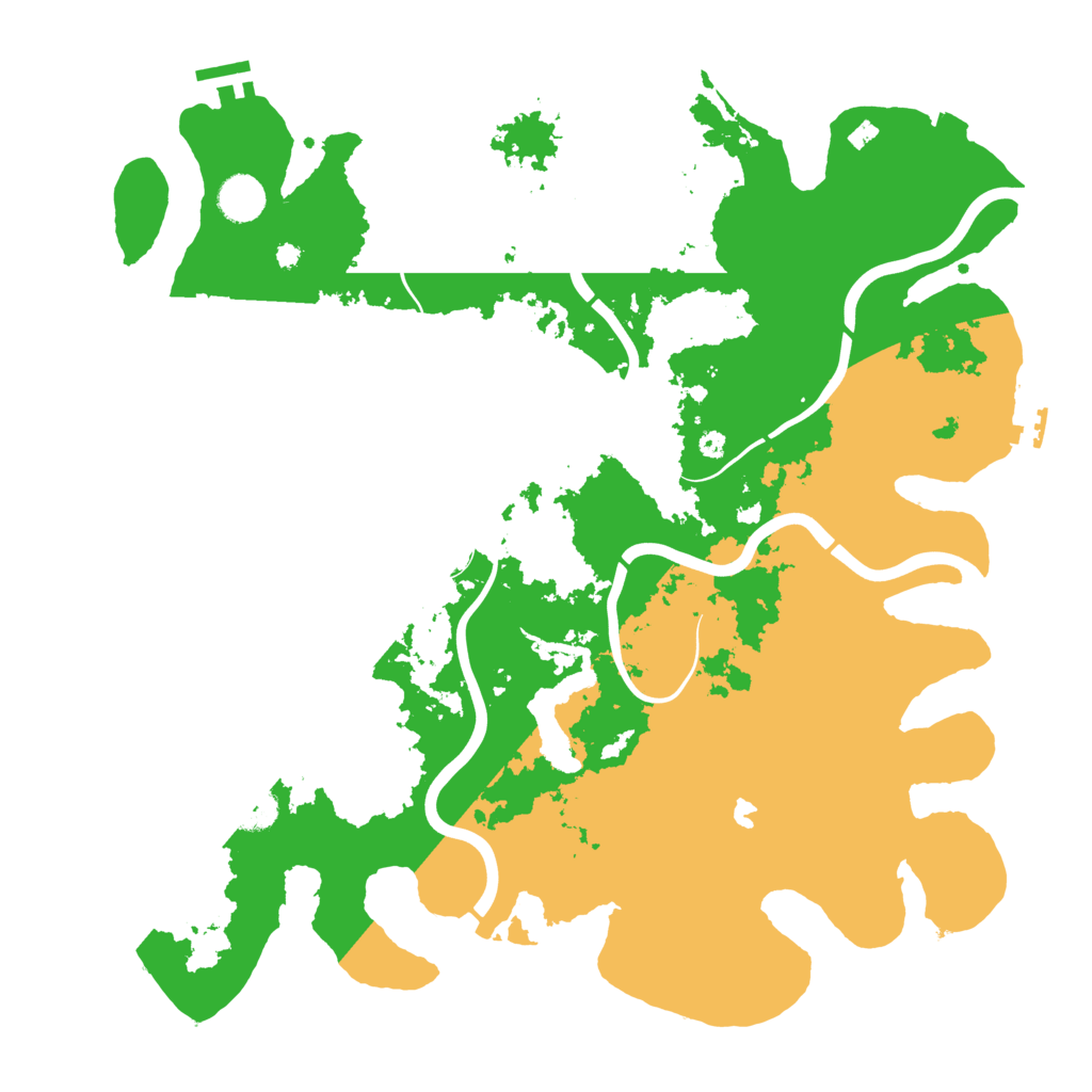 Biome Rust Map: Procedural Map, Size: 4050, Seed: 265417329