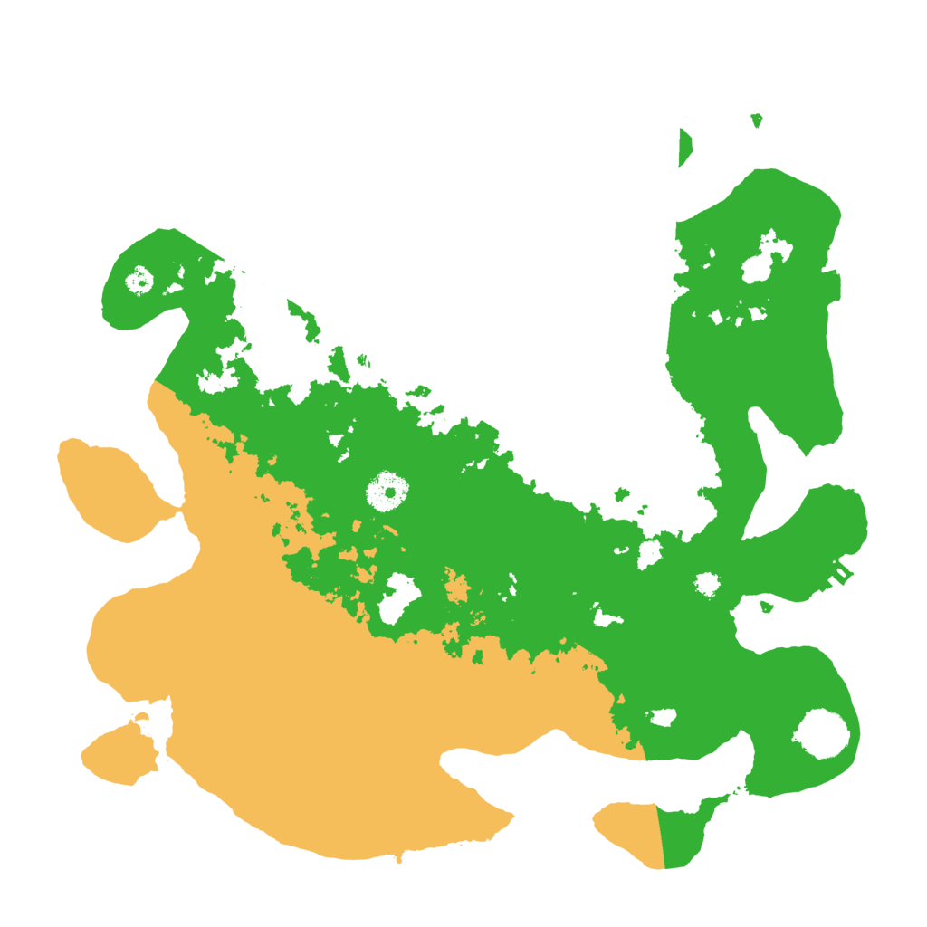 Biome Rust Map: Procedural Map, Size: 3500, Seed: 8602