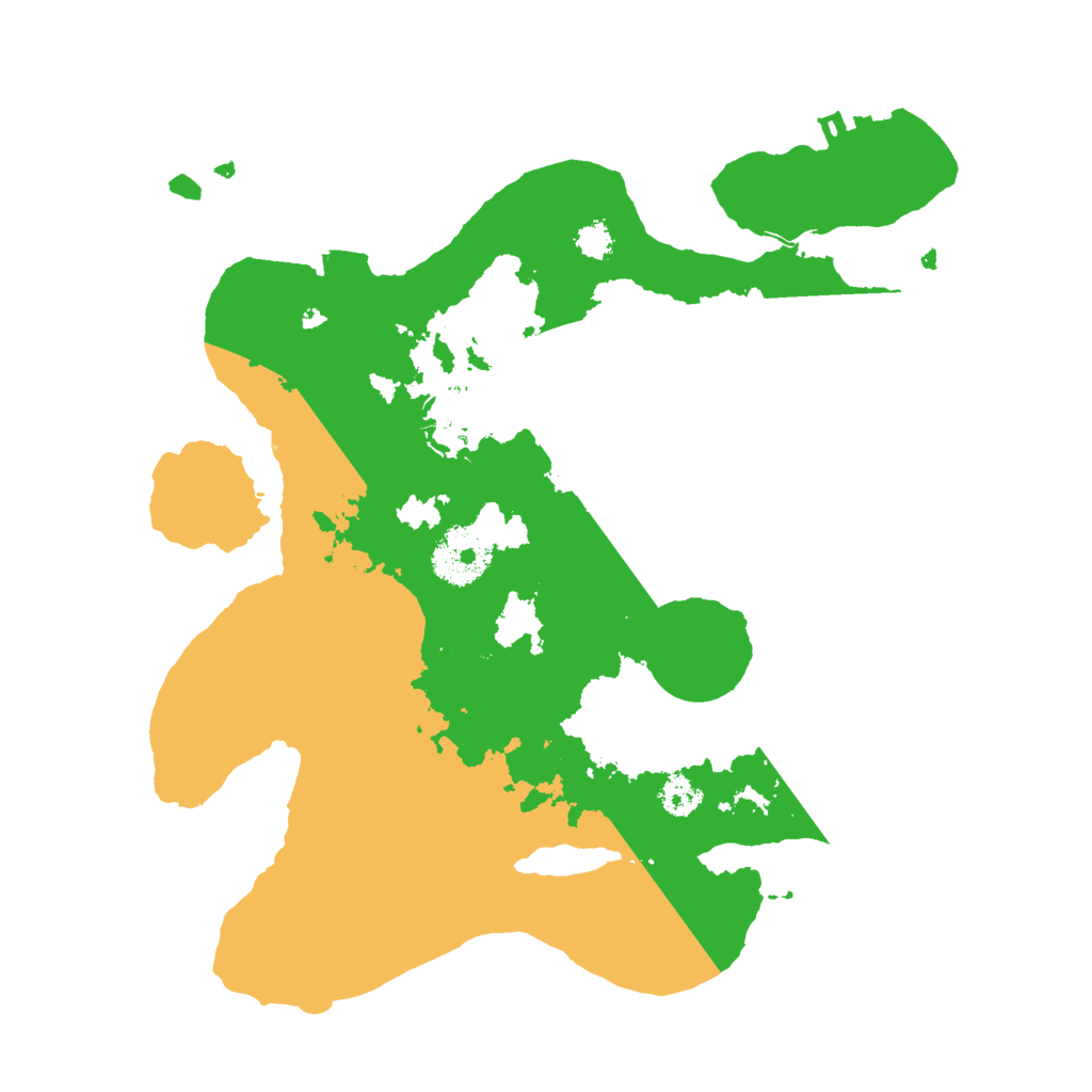 Biome Rust Map: Procedural Map, Size: 2800, Seed: 13002