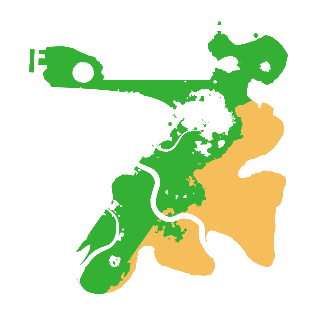 Biome Rust Map: Procedural Map, Size: 2800, Seed: 1604241357
