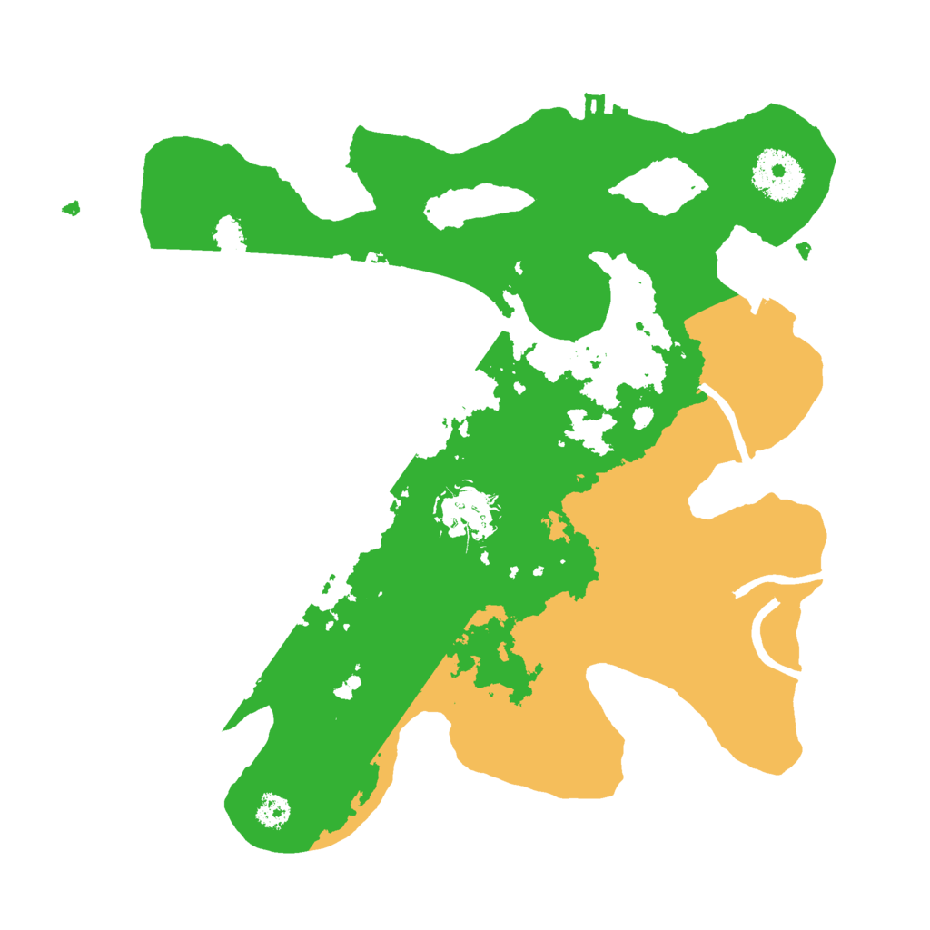 Biome Rust Map: Procedural Map, Size: 2800, Seed: 1604241357