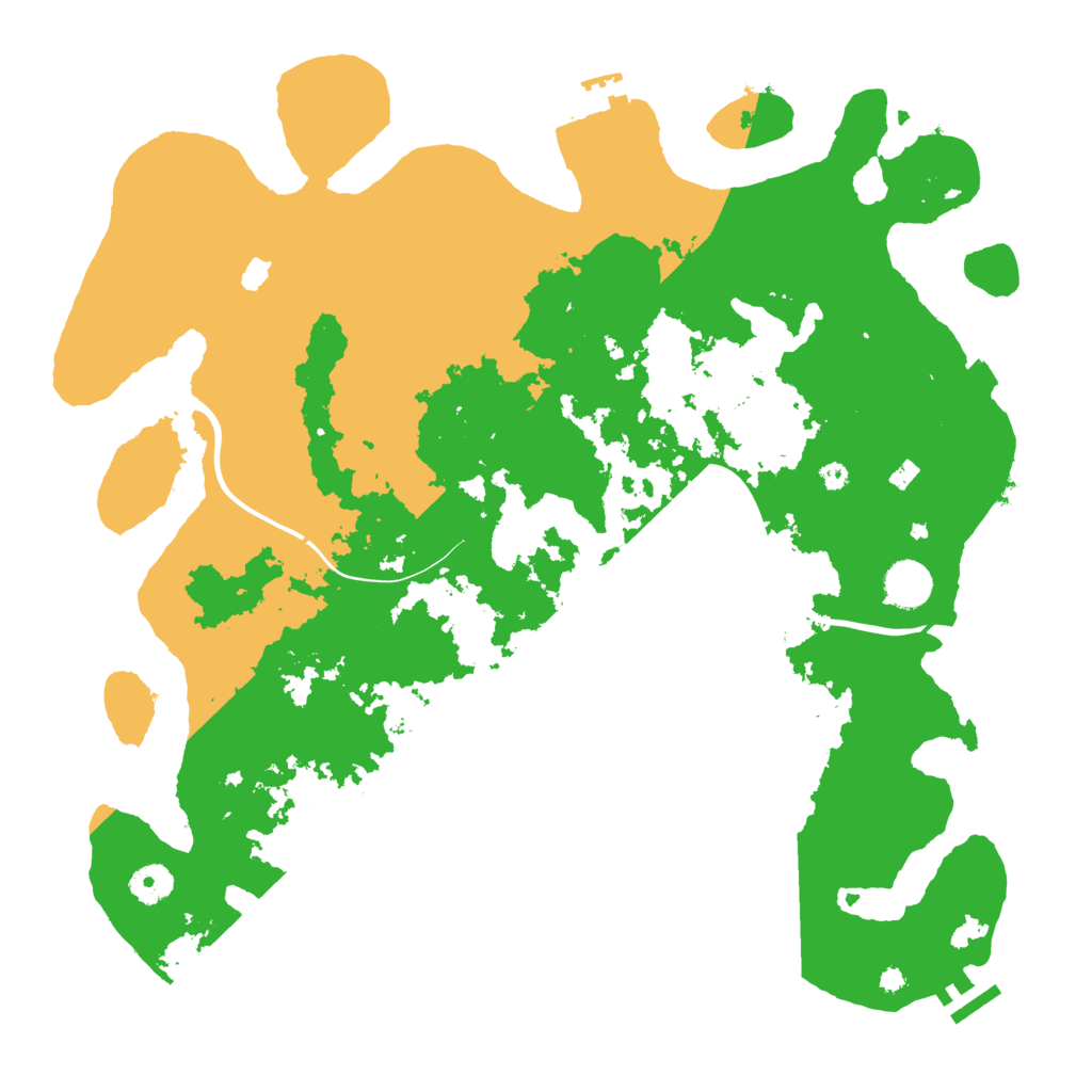 Biome Rust Map: Procedural Map, Size: 4000, Seed: 1780340892